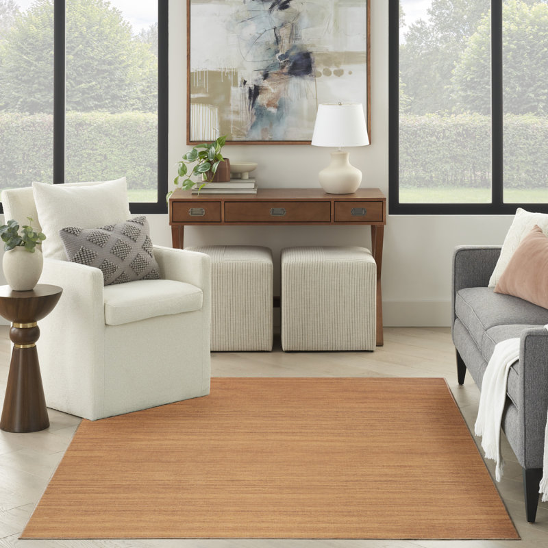 Tapis cuivre Gracie Oaks, Rectangle 5 pi x 7 pi
