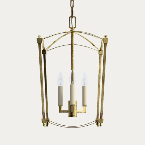 Olive Lantern Chandelier