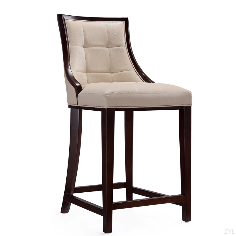 Tabouret de comptoir en bois Fifth Avenue, Cream
