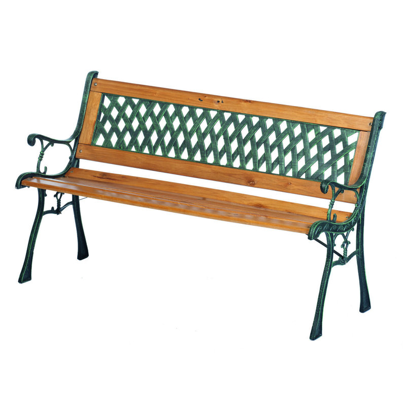 Mefford Powder Coated Steel Park Bench