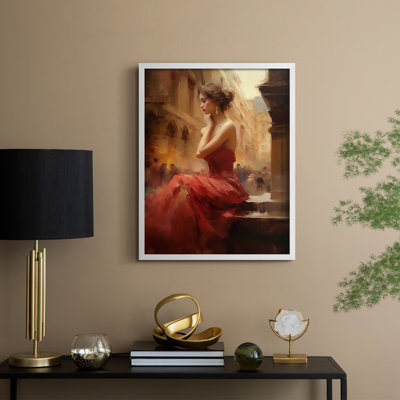 «WOMEN Series CDxxxvii», reproduction encadrée - bois massif