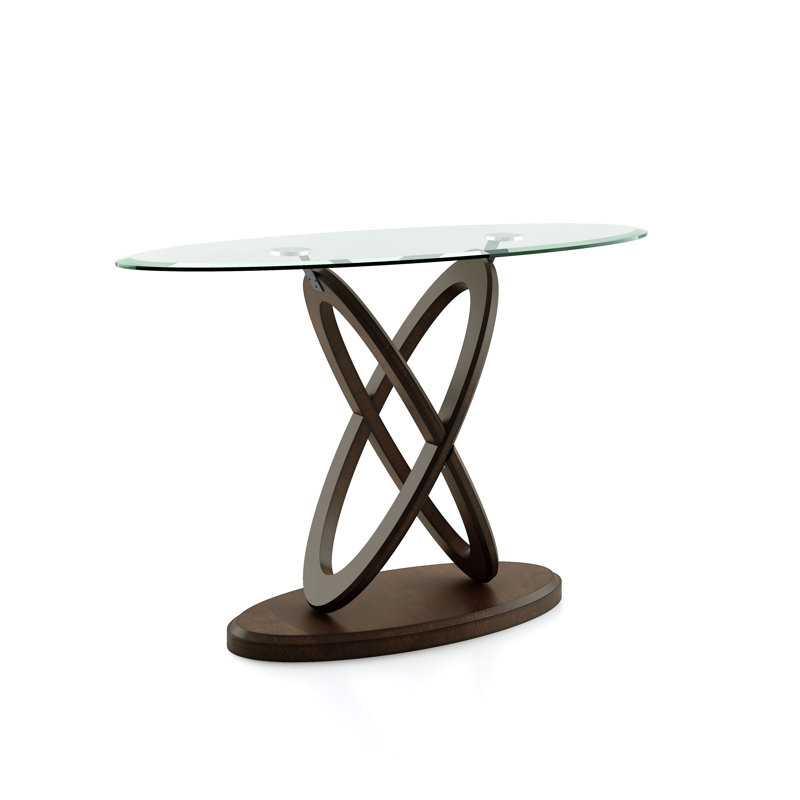 Ronco 48 " W Glass Top Console Table
