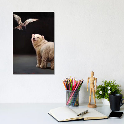 Making Friends 1 Piece Wrapped Canvas Painting