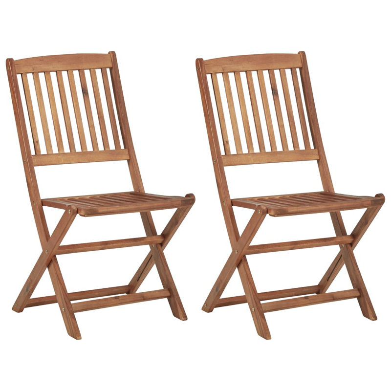 Boger Folding Patio Dining Side Chair, Brown