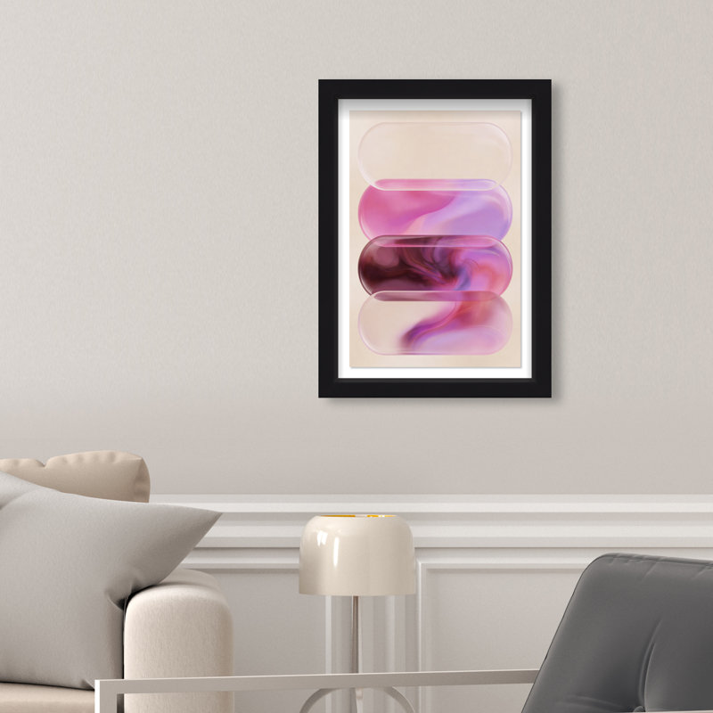 Clear Rose Print by Oliver Gal, 25.5"H x 17.5"W, Black Shadowbox