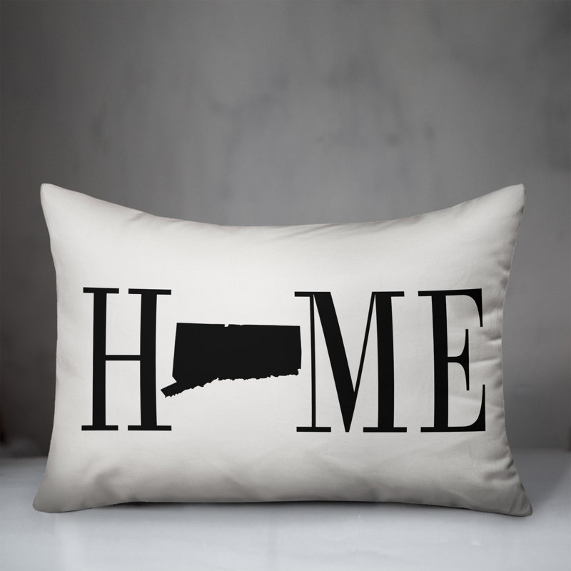 Alabama Outdoor Reversible Throw Pillow, Connecticut