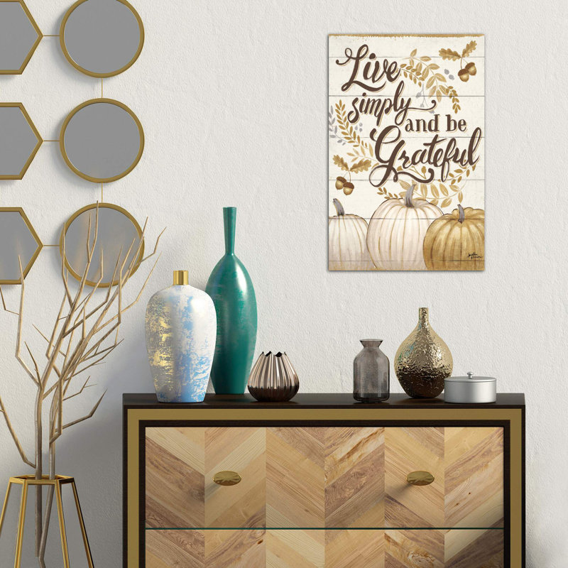 Grateful Season I by Janelle Penner - Wrapped Canvas Print, 66.04 cm H x 45.72 cm W x 1.91 cm D