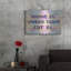 Art mural en métal Trinx «Home Is Where Your Cat Is» par Dean Russo-16434089