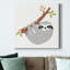 Paresseux gris - impression sur toile tendue-1133485278