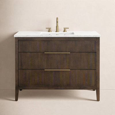Bilroy 42" Oak Single Bathroom Vanity