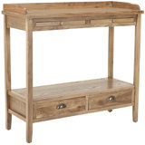 Dieuwer 35.8'' Solid Wood Console Table
