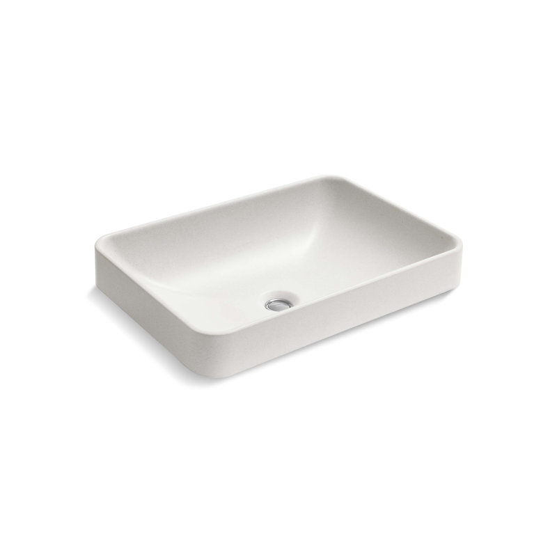 Lavabo de salle de bain vasque rectangulaire Wastelab Vox 23, sans trop-plein