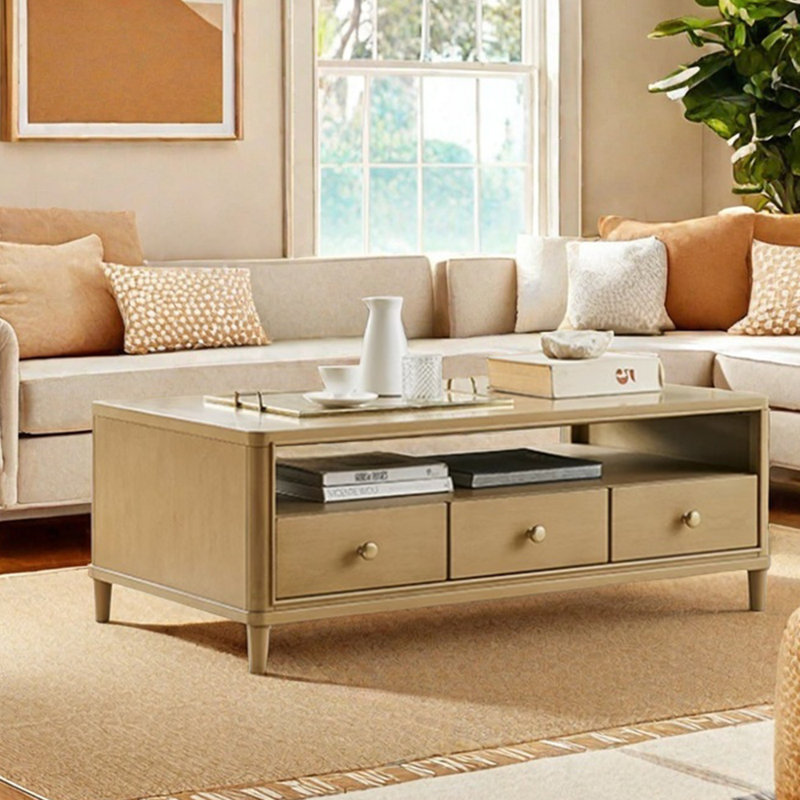 Table basse en bois massif American Design Sense