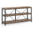 Stylish Industrial 3-Tier Console Table With Storage Shelves, Perfect For Living Room And Hallway Organization