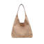 Sac fourre-tout en suède blanc