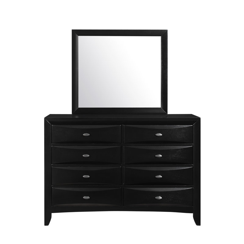 59'' W 6 - Drawer Dresser, Black