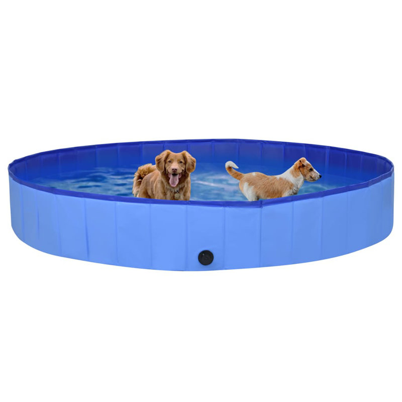 Linda Plastic Round Pet Pool H x W x L, Blue, 40cm H x 300cm W x 40cm D