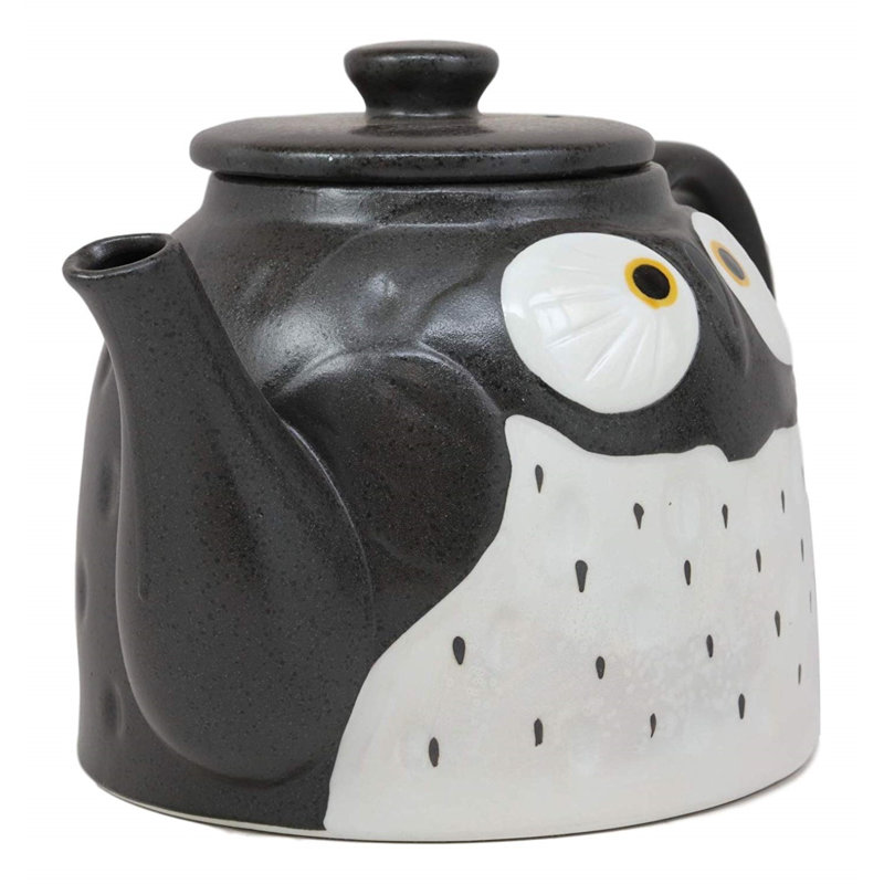 World Menagerie Dammann 52oz. Teapot, Black