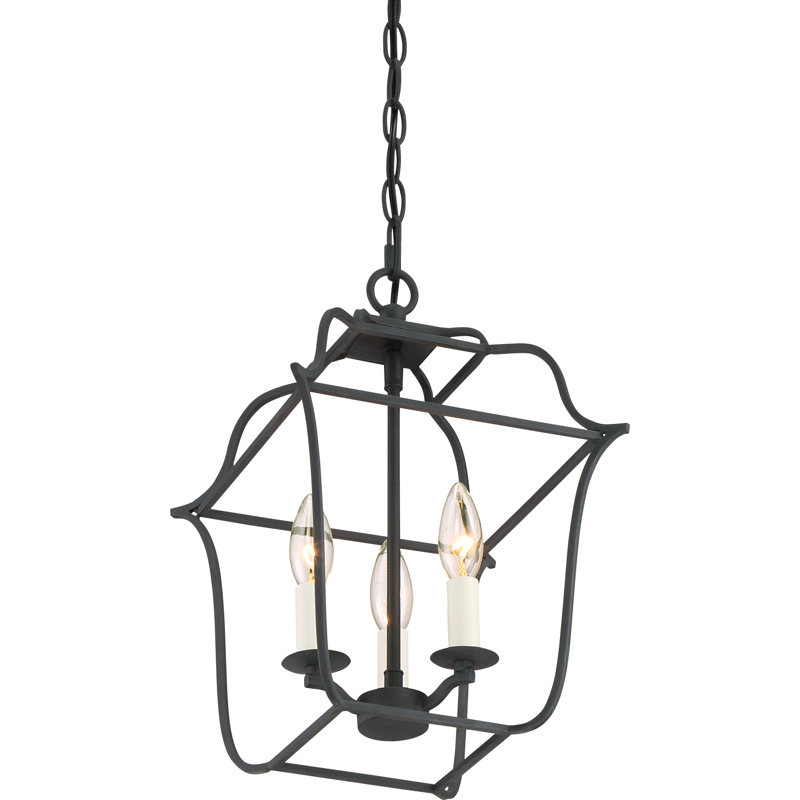Agrimony 3 - Light Dimmable Lantern Geometric Chandelier