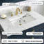 Meuble-lavabo simple 30 po avec dessus en marbre Colleen, bleu marine Colleen-1136386828-1184974427