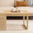 Modern simple solid wood coffee table