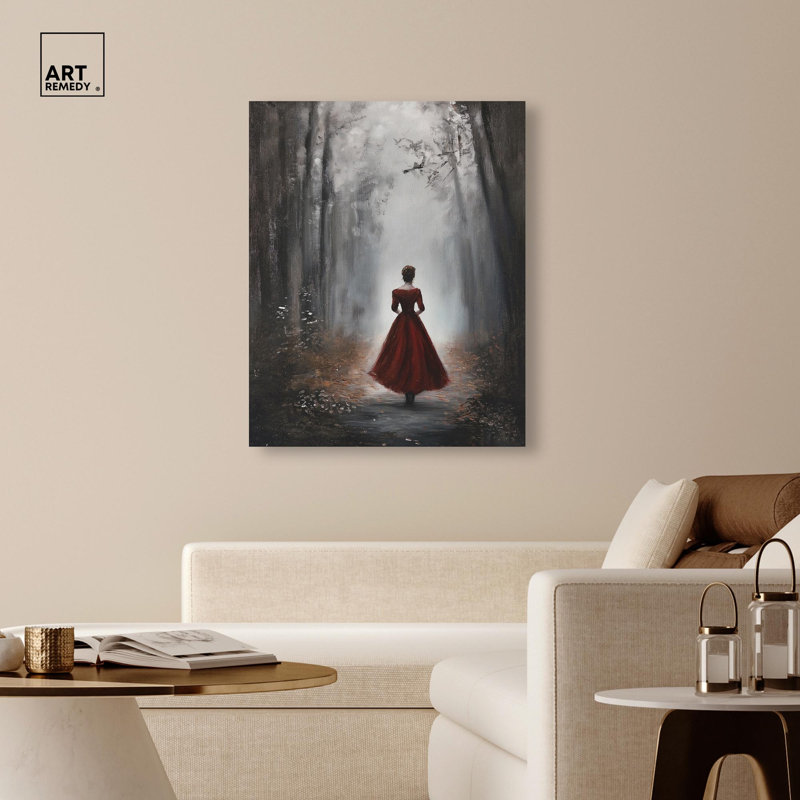 Perdus dans la brume I, impressions sur toile par Art Remedy, H 45 po x l 36 po, Toile tendue