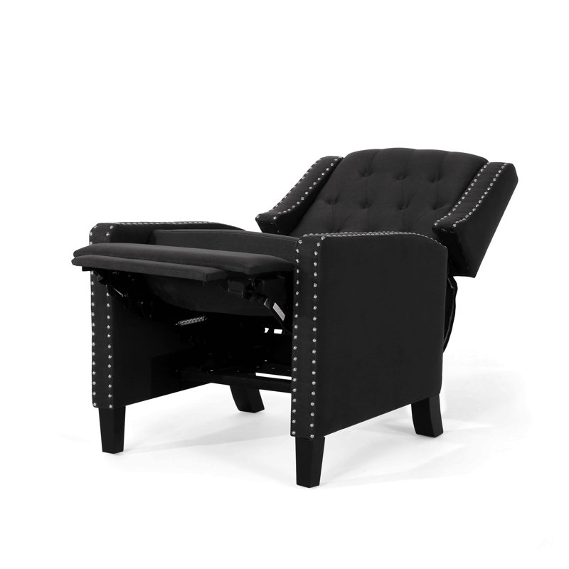 Fauteuil en tissu gris foncé Classic, Gris foncé