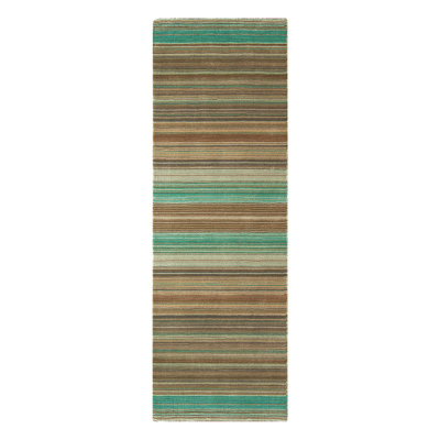 Strovolos Striped Hand Woven Area Rug