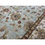 Tapis bleu et beige noué à la main de haute qualité
