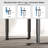 Lemarion Adjustable L-Shaped Metal Base Standing Desk with Power Outlet-726876530-726876531