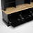 Hall Tree With Bench, App-Controlled Led Coat Rack With 3 Cabinets & 9 Hooks, Wood, Modern Farmhouse, Mudroom-1610020104