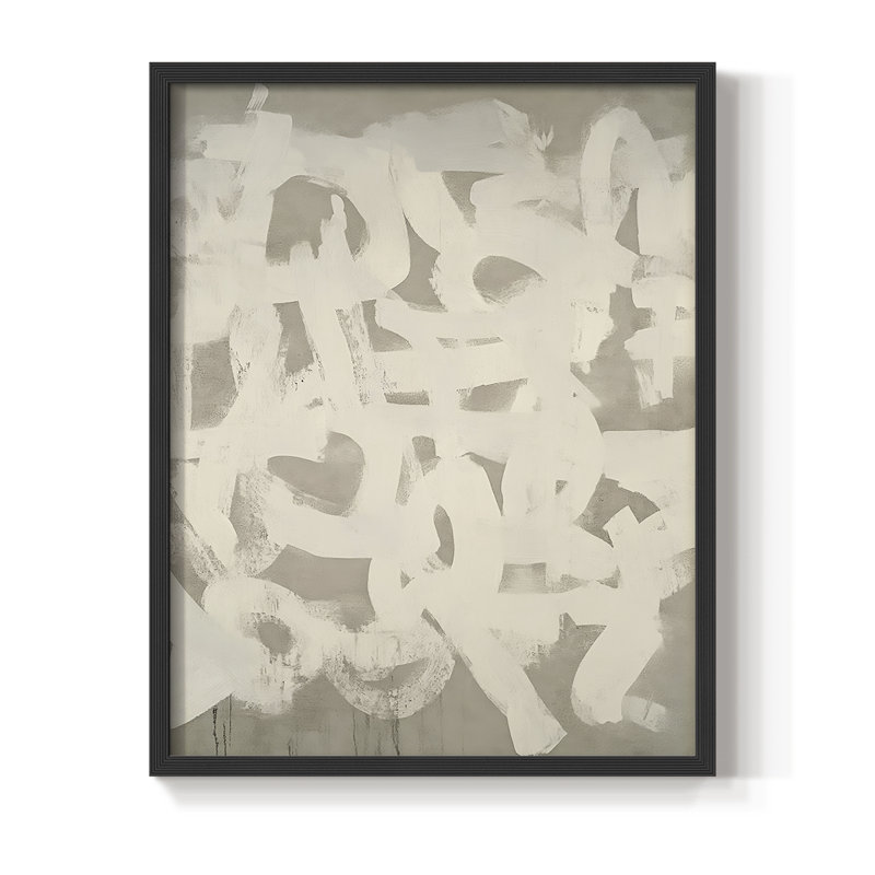 "ABSTRACT Series DCC XXXI" par J Paul, Noir, noir, noir, noir, H 11 po x l 9 po