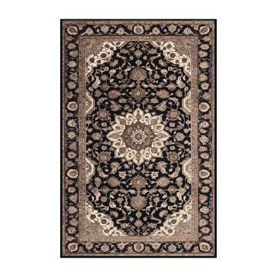 Tapis brun lavable à la machine