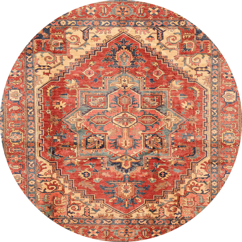 Tapis abstrait moderne 4008, Rond 4 pi
