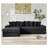 Boneless Oversize Cloud Couch, L-Shape Sofa, Convertible Floor Sleeper Sofa Bed, No Assembly ,Eight Pillows,3-In-1,Side Pocket,Corduroy-360802358-360802346