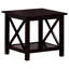 Table foncée 3 avec tables de bout et table basse d'appoint rectangulaire rectangulaire moderne