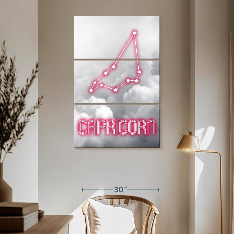 Adella Capricorn Constellation, 65" H x 42" W