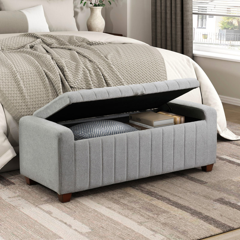 Banc rembourré Modern, Grey