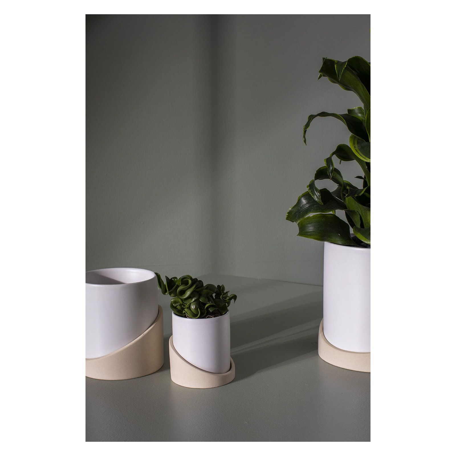 Mel Handmade Ceramic Pot Planter, 7.25" H x 6.5" W x 6.5" D