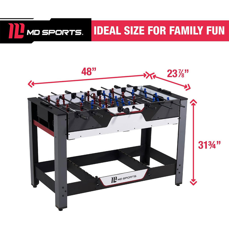 Md Sports 48 Inch 2 In 1 Swivel Table