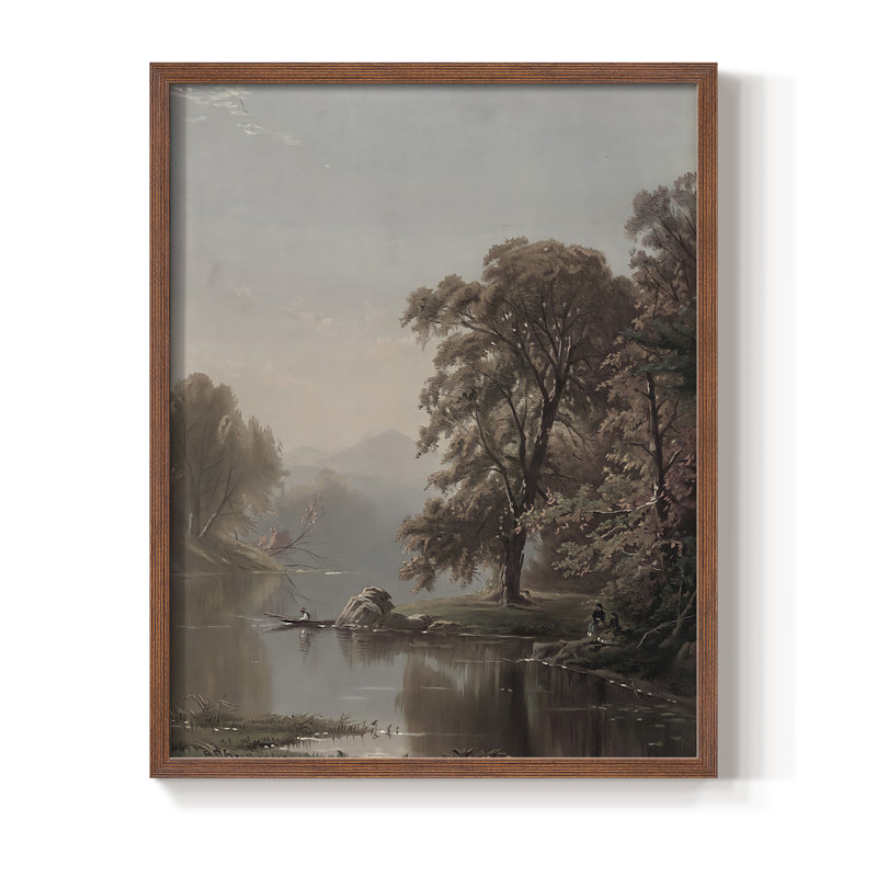 sur papier, Noyer, H 14 po x l 11 po