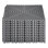 Tapis de drainage à emboîtement, matériau PP durable et modulaire à coussin d'emboîtement modulaire de 12 po x 12 po, tapis de drainage épissables, carrelage de drainage et tapis antidérapant pour garage, jardin, cuisine et extérieur