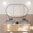 Three Door Steel Frame Pill Shape Medicine Cabinet-90628714
