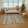 Premium Machine Washable Lampkins AMF1644 Stripes Rug