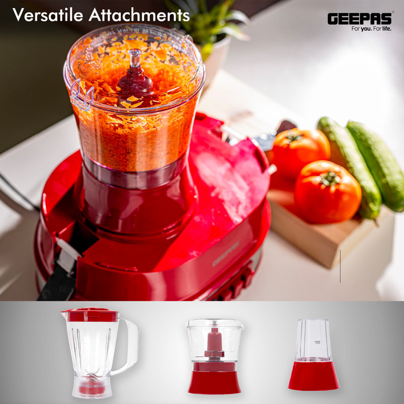 Geepas 2 Speed 1.5ml Blender Food Processor Combo