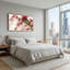 Ensemble de 1 tableau sur toile à motif floral (vigne)-129275808-129275804