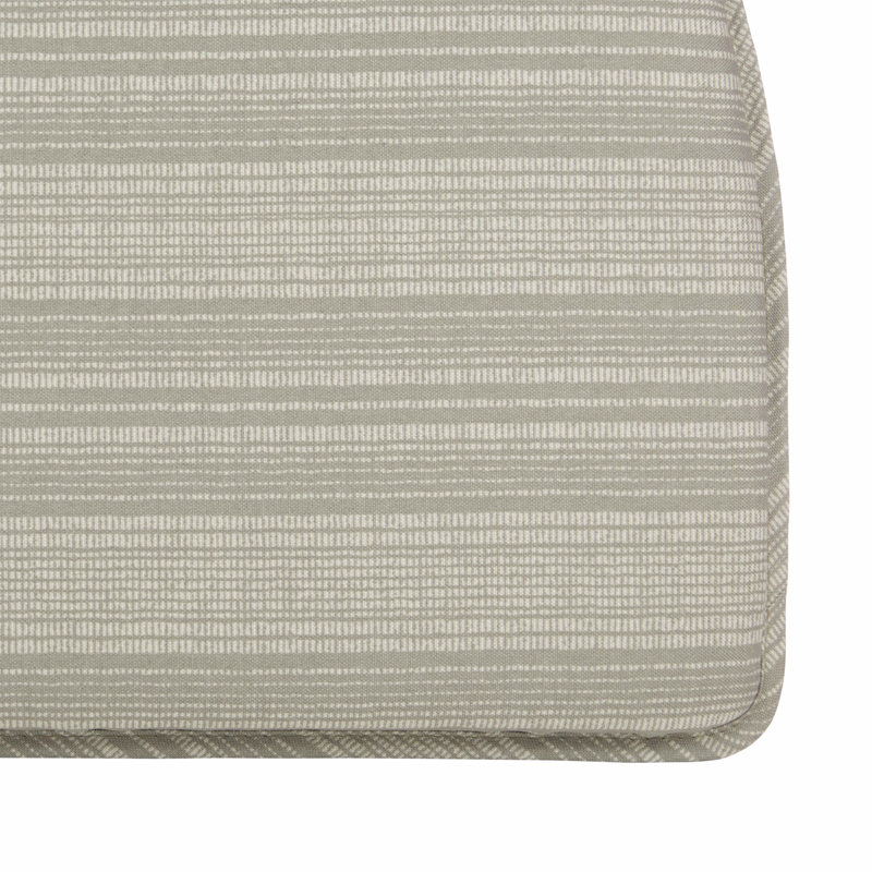 Klear Vu The Gripper Non Slip Chair Cushions, Soft & Comfortable Seat Pads, for Kitchen, Dining or Office, Boardwalk Stripe, Set of 4