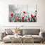 Harnek, fleurs de coquelicots rouges-106046627