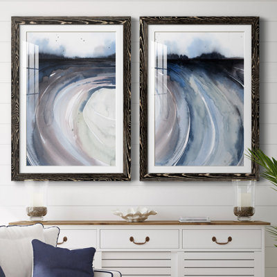 " Geode Valley I " 2 - Pieces Painting Print