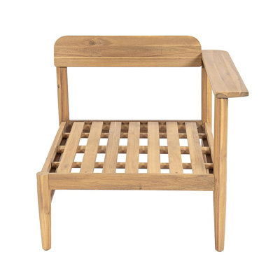 Canapé d'extérieur avec coussins de patio